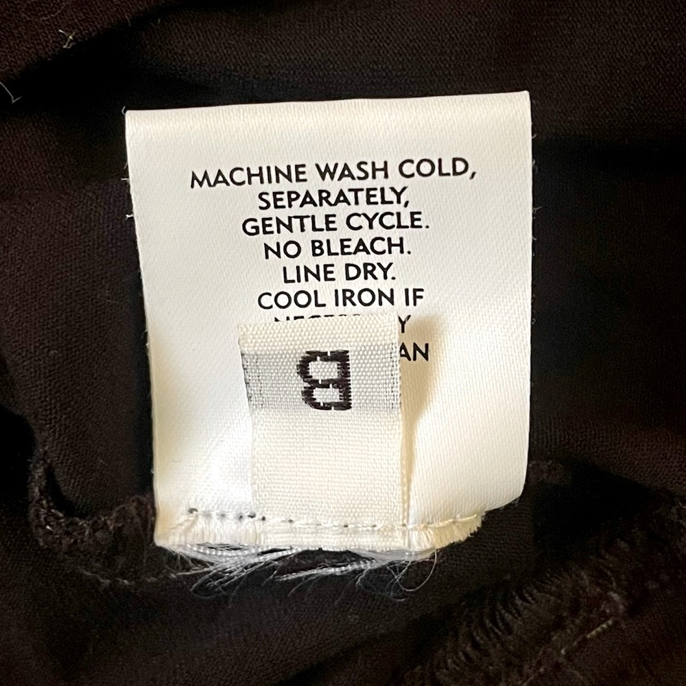 Eileen Fisher Black Size XS Batwing Top - Picture 5 of 6